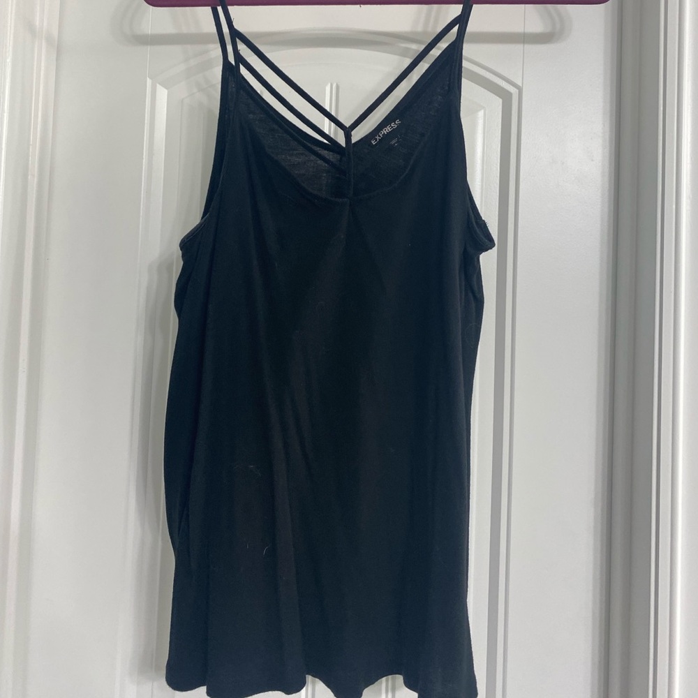 Express black tank top